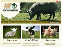 Tablet Screenshot of meatiberian.com